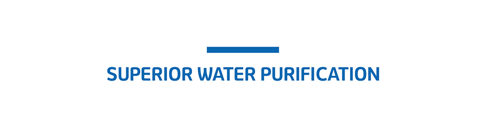 Superior water purification